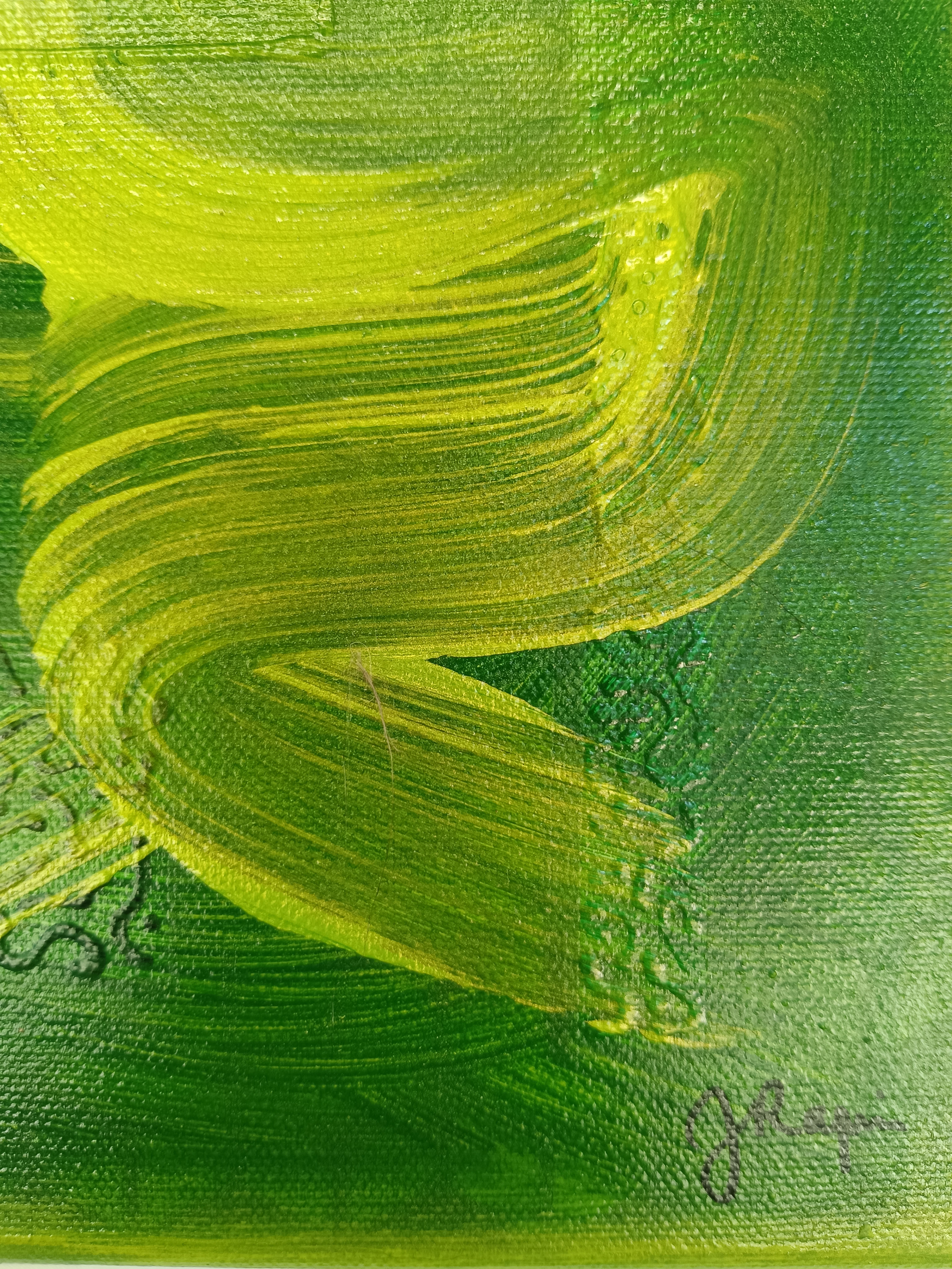 Signature originale de l artiste au bas de l'œuvre.